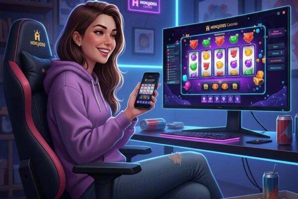 Pemula bermain slot online di Hokijoss dengan bonus dan free spin di PC dan smartphone