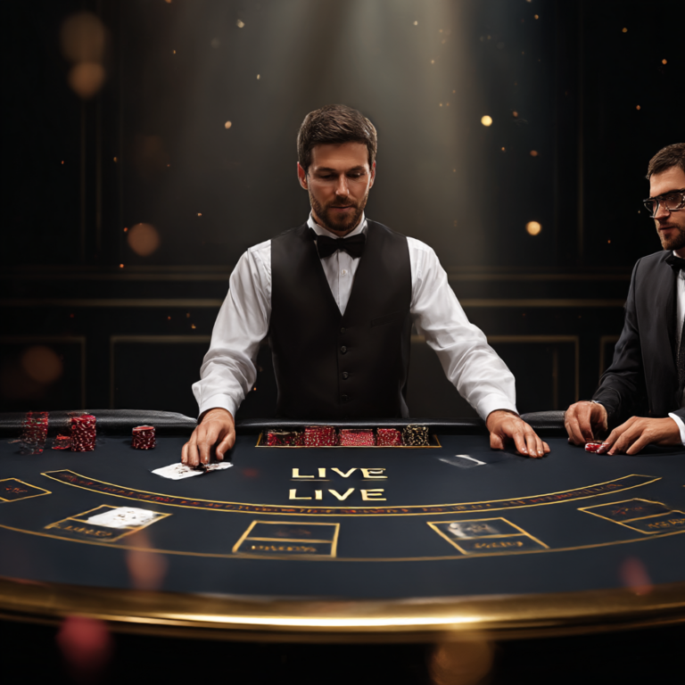Permainan live casino online dengan meja profesional