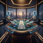 Permainan table game online dengan meja digital